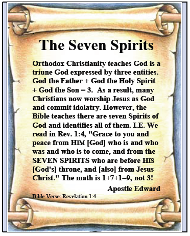 books on the seven spirits of god